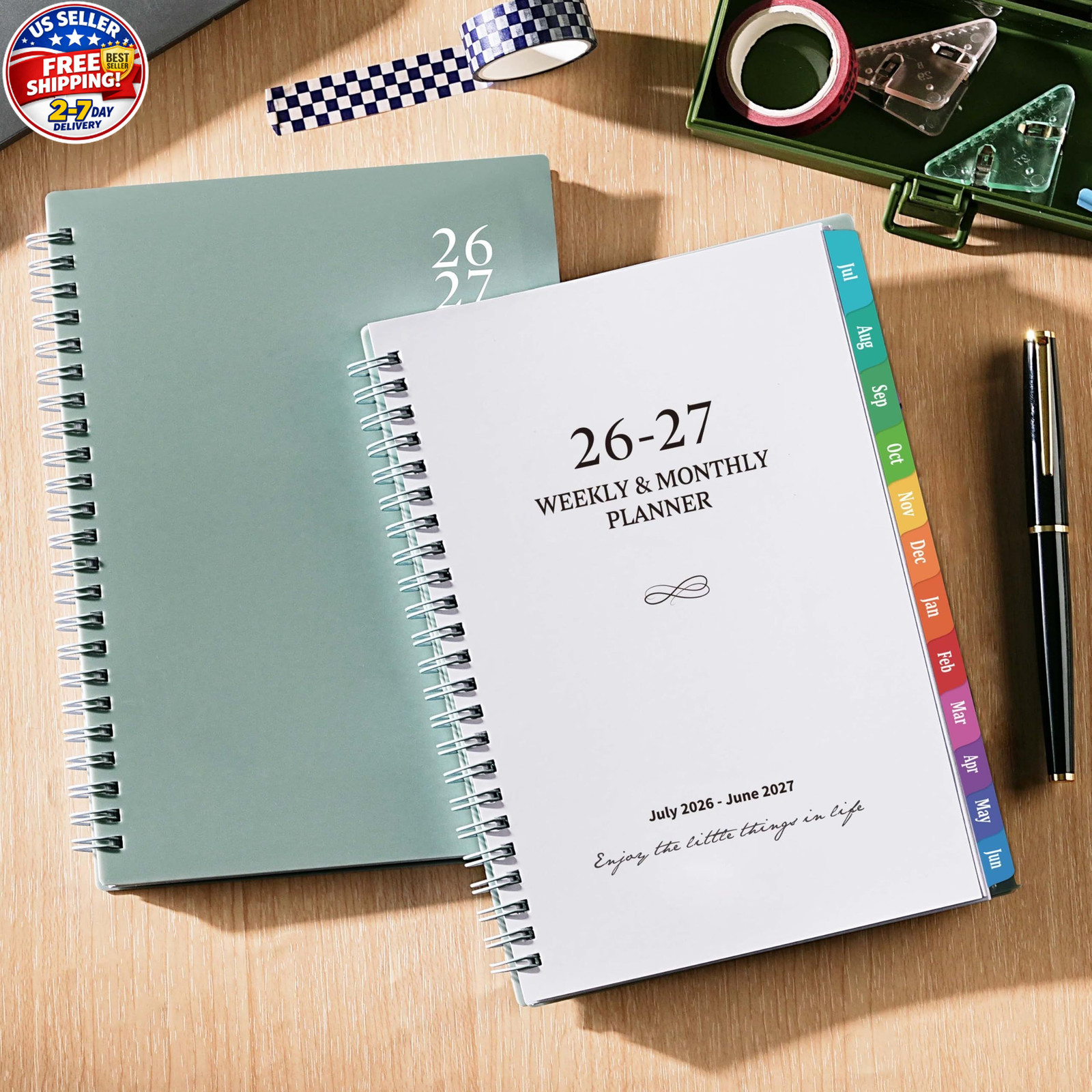 Planner 2026-2027 – 2026-2027 Planner Weekly and Monthly from Jul. 2026 – Jun…