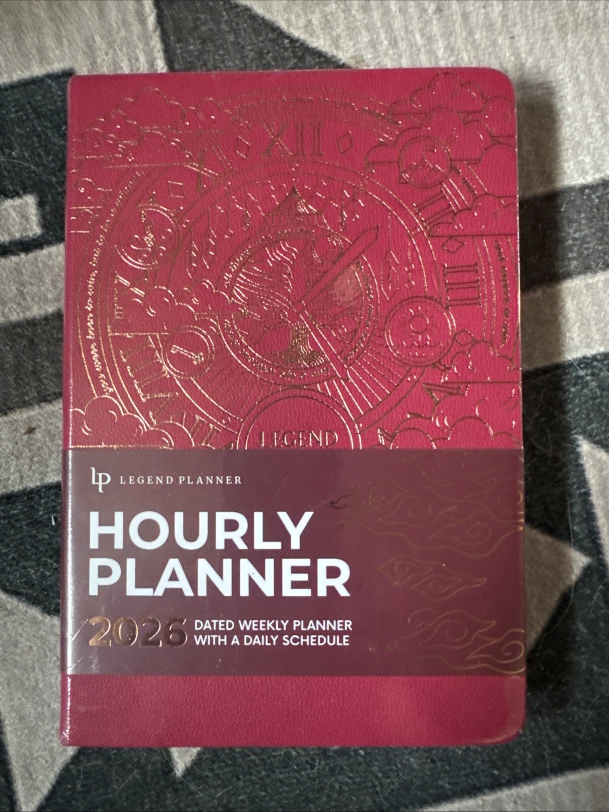 Legend Planner Hourly Planner Undated Seashell And Rose Gold Goal Planner