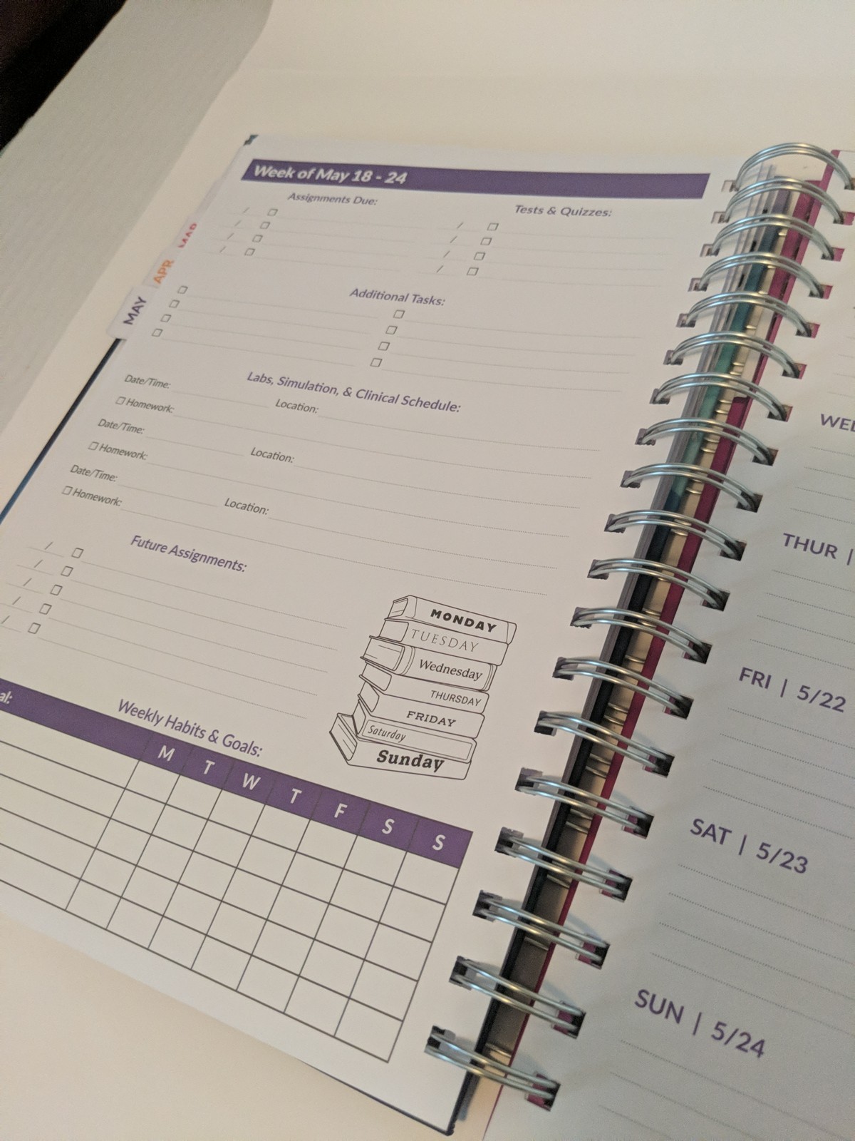 Nursing School Study Planner Level Up RN Nursing Good May 2026 – January 2027