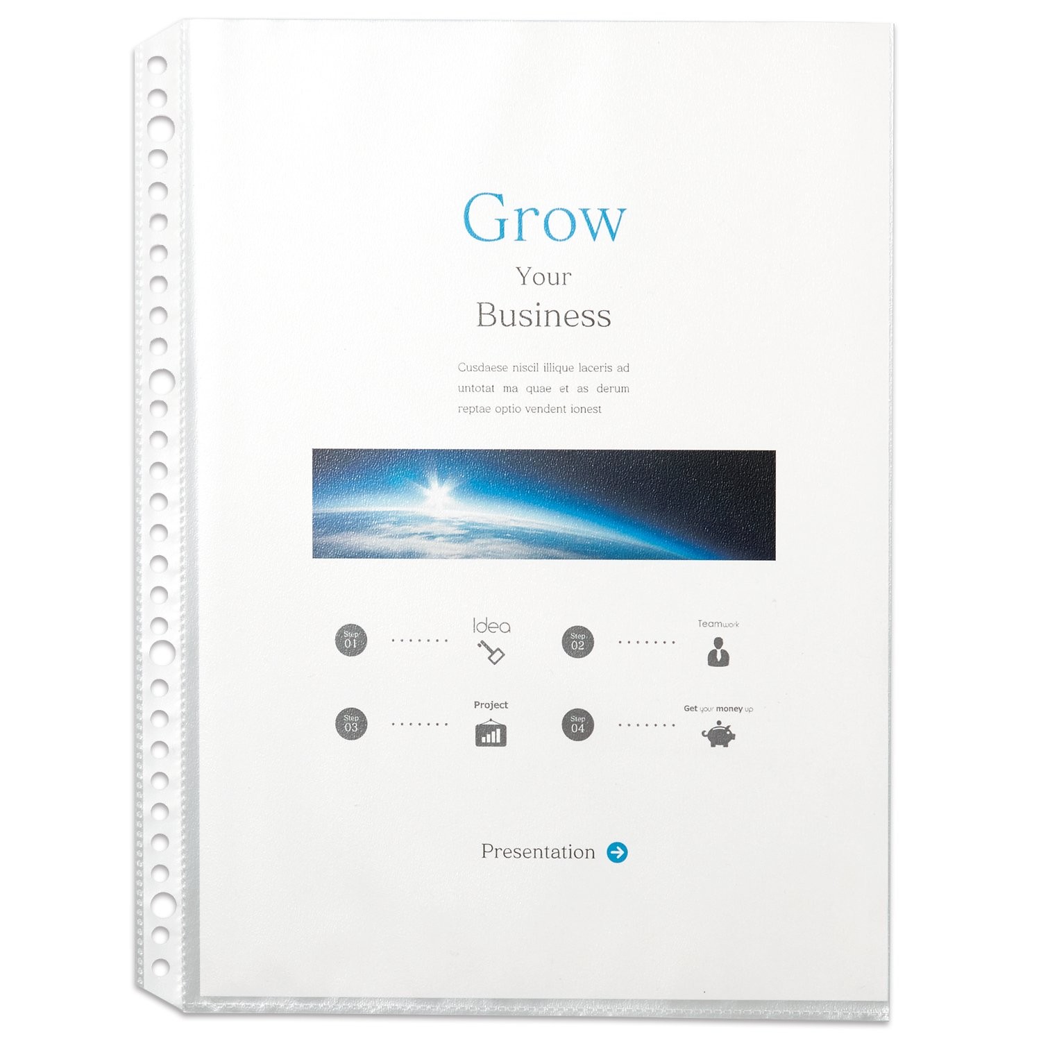 PLUS Refill A4 1 Pocket 100 Sheets 87-181