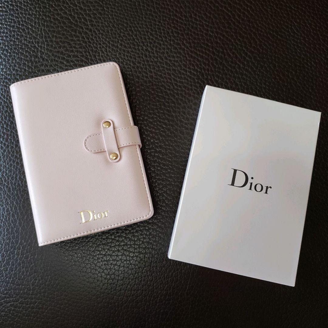 Dior Novelty Notebook Light Pink Logo Synthetic Leather Japan