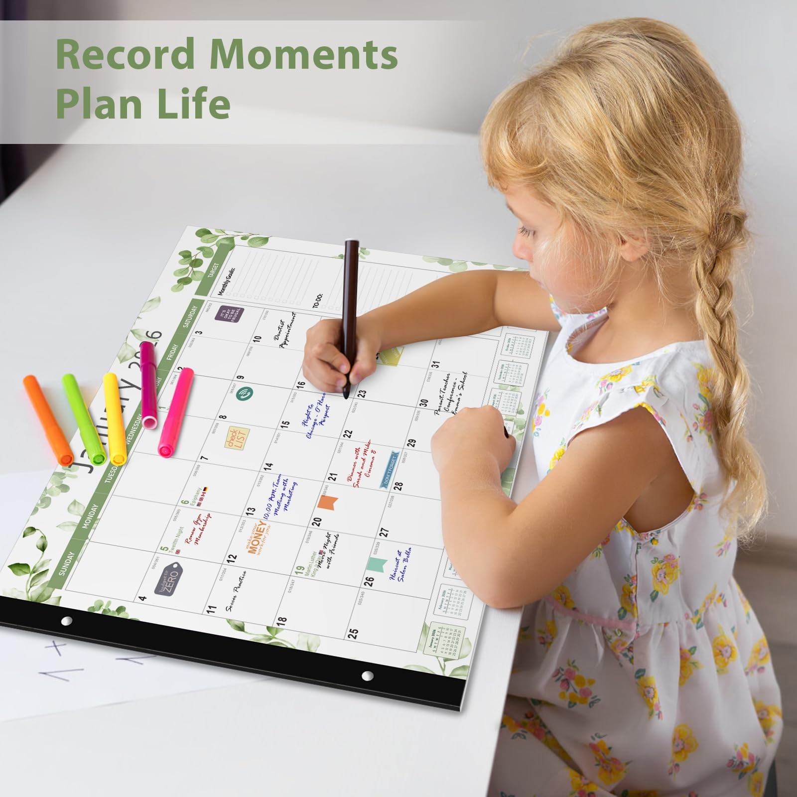 Valome Desk Calendar Large Desk Calendar 22 X 17 Jan – Jun 2027 Monthly Desktop