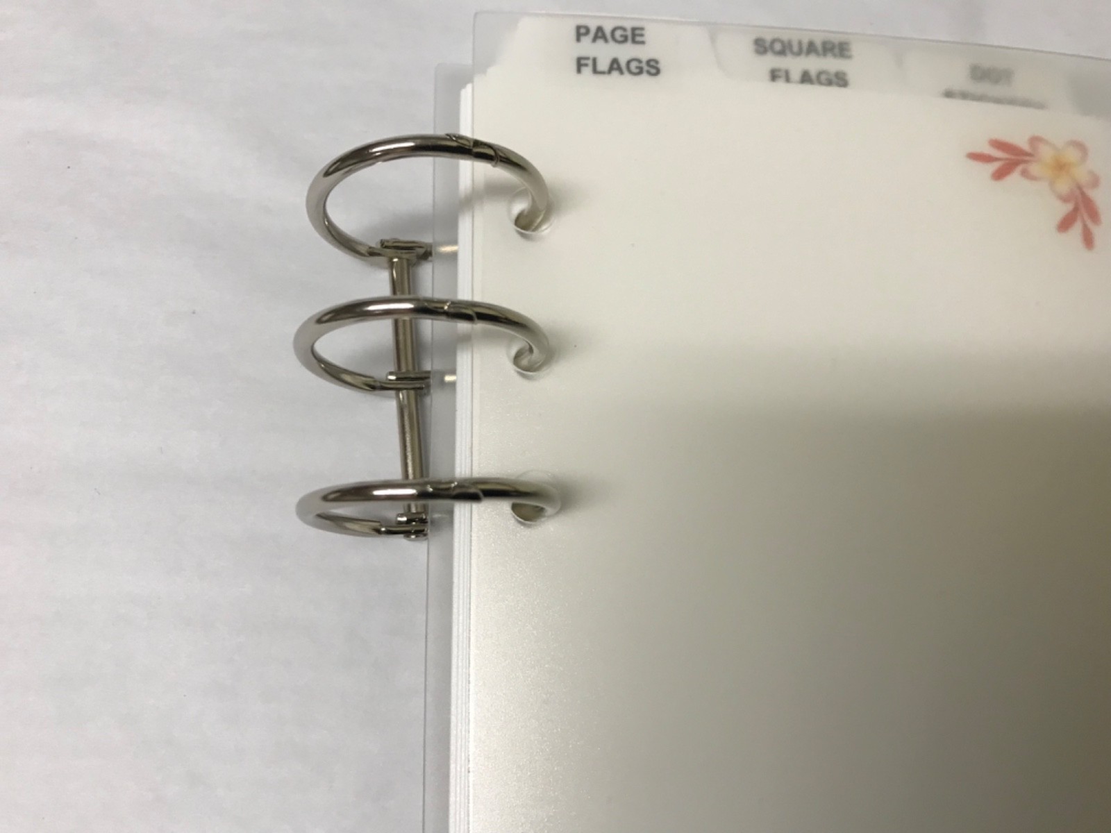 C & P Cloth and Paper Personal Size Agenda- 1 inch rings with plastic cover