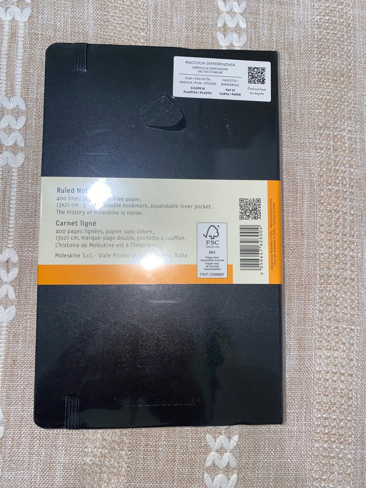 Lot of 2 Moleskine and Lemome Lined Notebooks