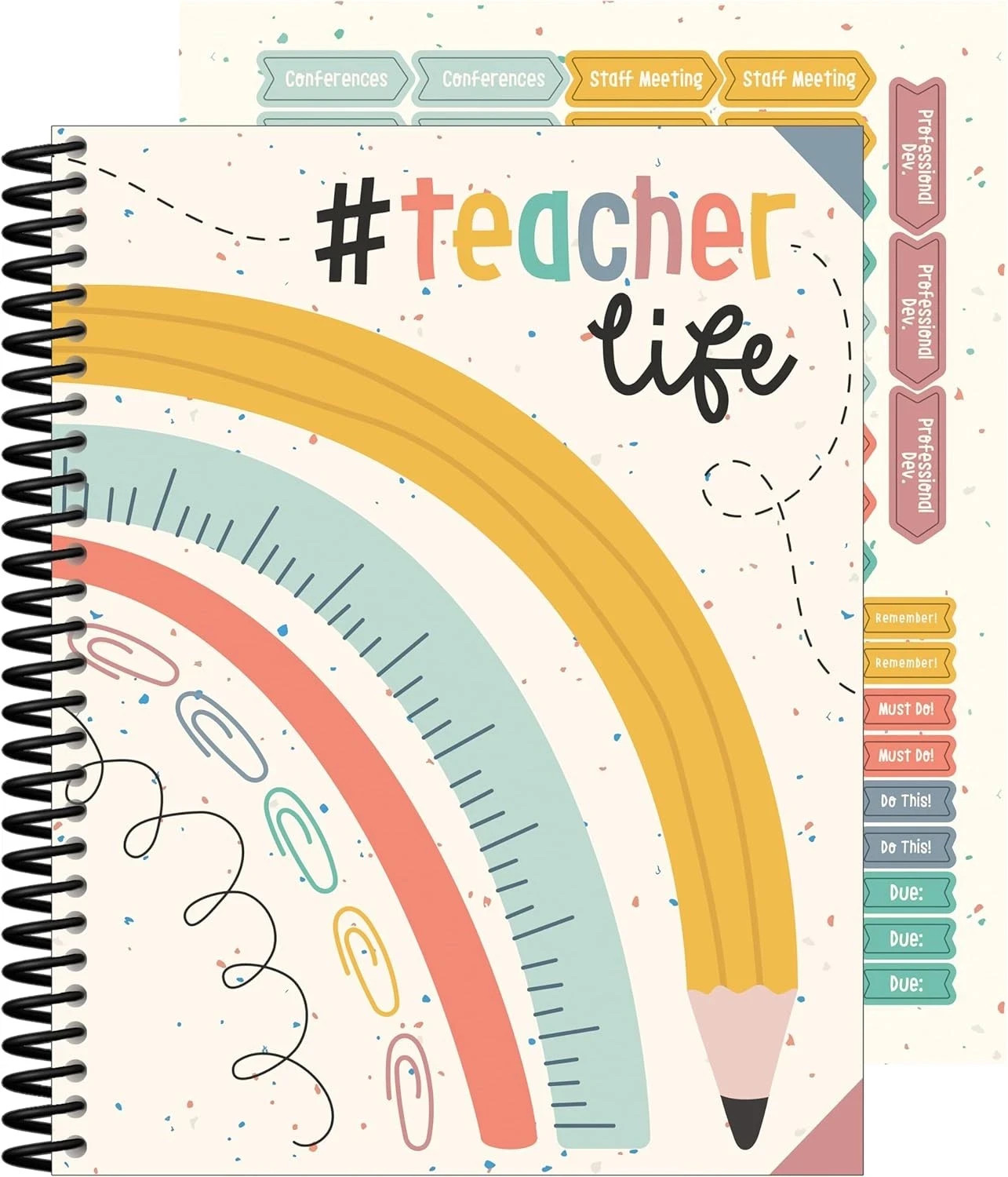 NEW Carson Dellosa Teacher Life We Belong Planner Undated 8×11 Lesson Plan Book