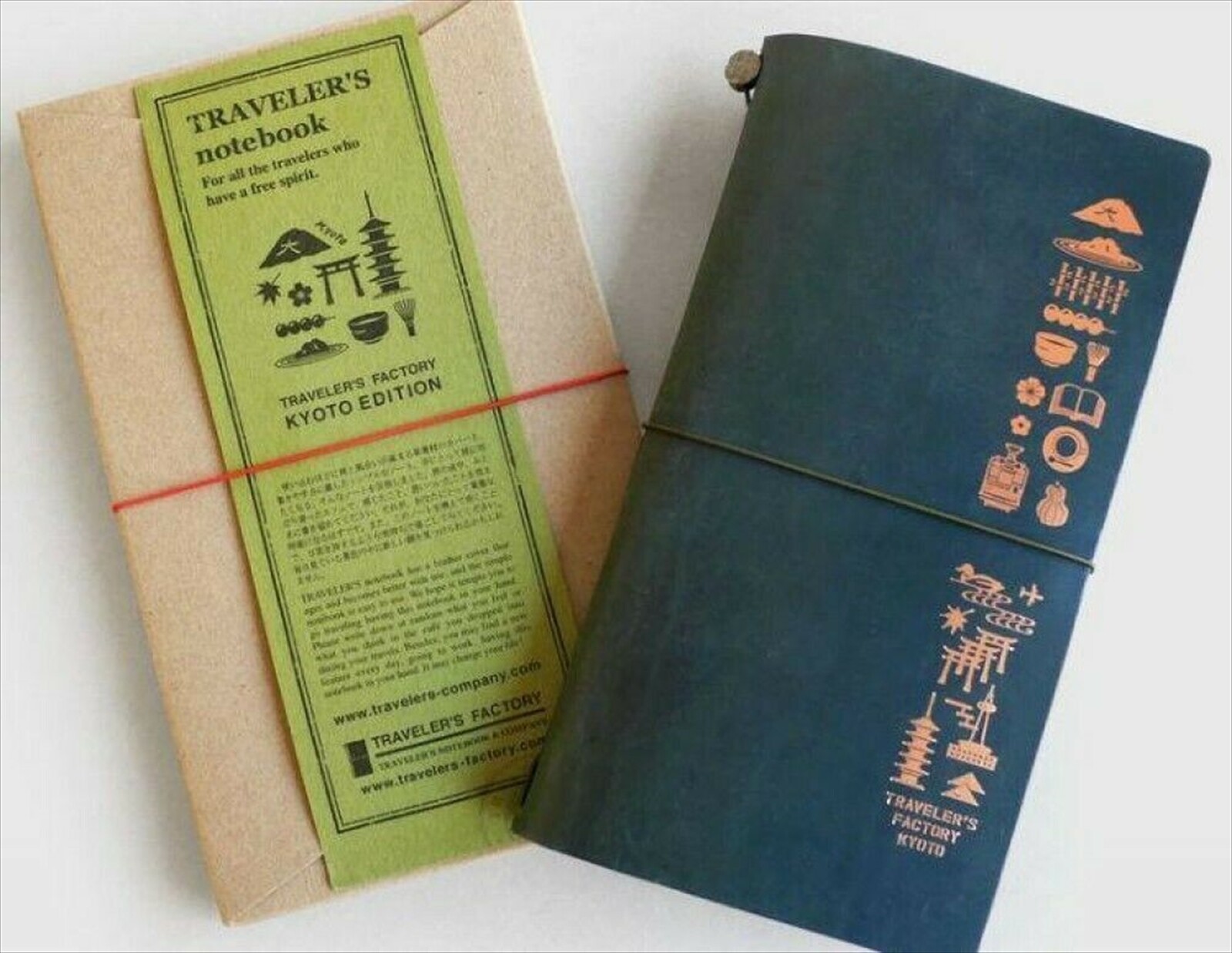 2020 TRAVELER’S FACTORY KYOTO Notebook Leather From Japan