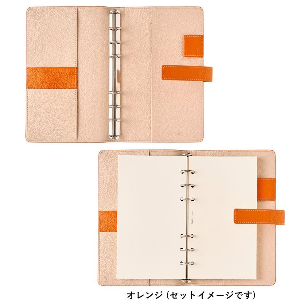 NOLTY Bindex System Planner Unit B15 Bible, 6-Hole, Orange