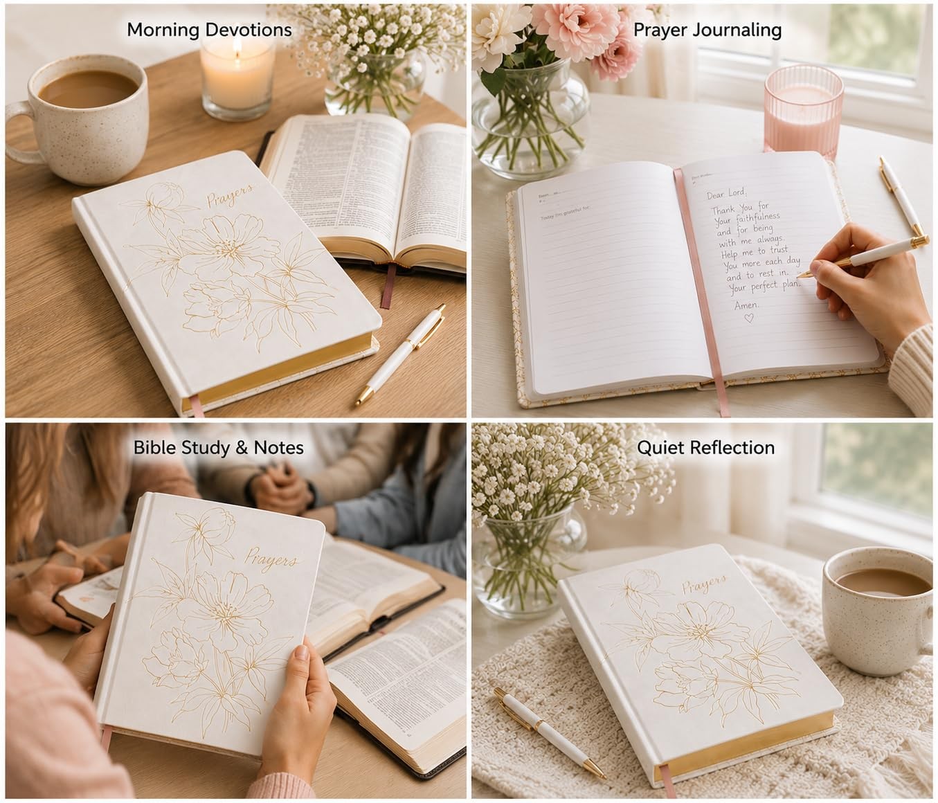 Christian Journal Notebook – 256 Pages Gilded Edge Thimblepress Flexible Cove…