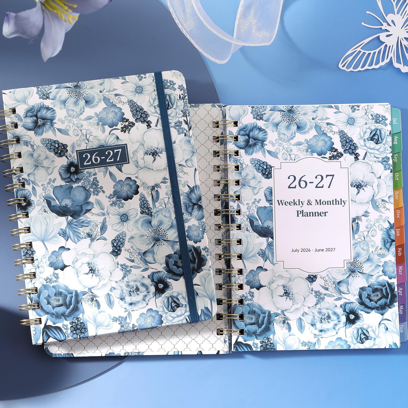 2026-2027 Planner – 6.4” x 8.5” Jul. 2026 – Jun. 2027, x 8.5”, Blue