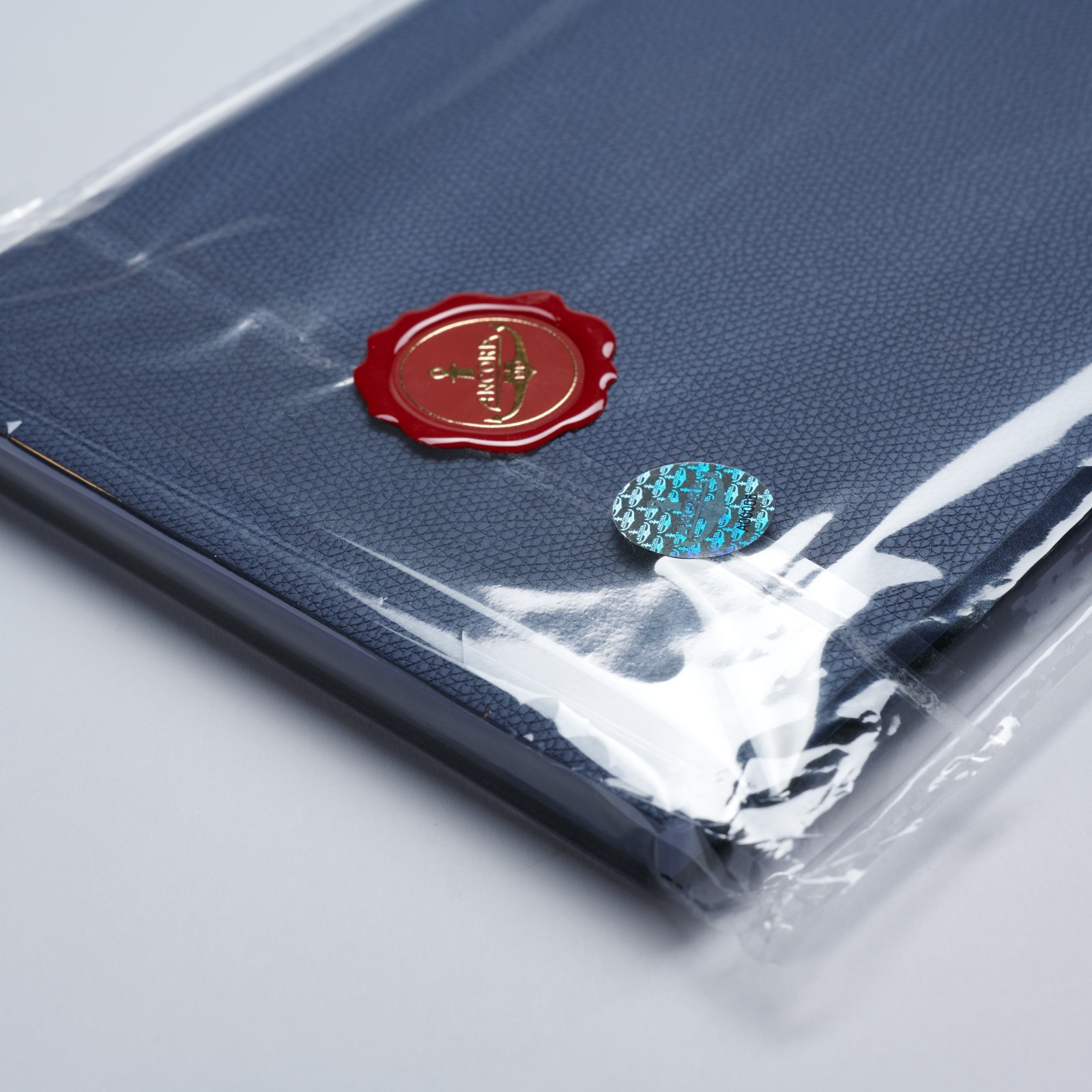 Ancora IMPERIAL BLUE Luxury ITALIAN Leather set of 3 Notebooks ( A6, A5, A4)