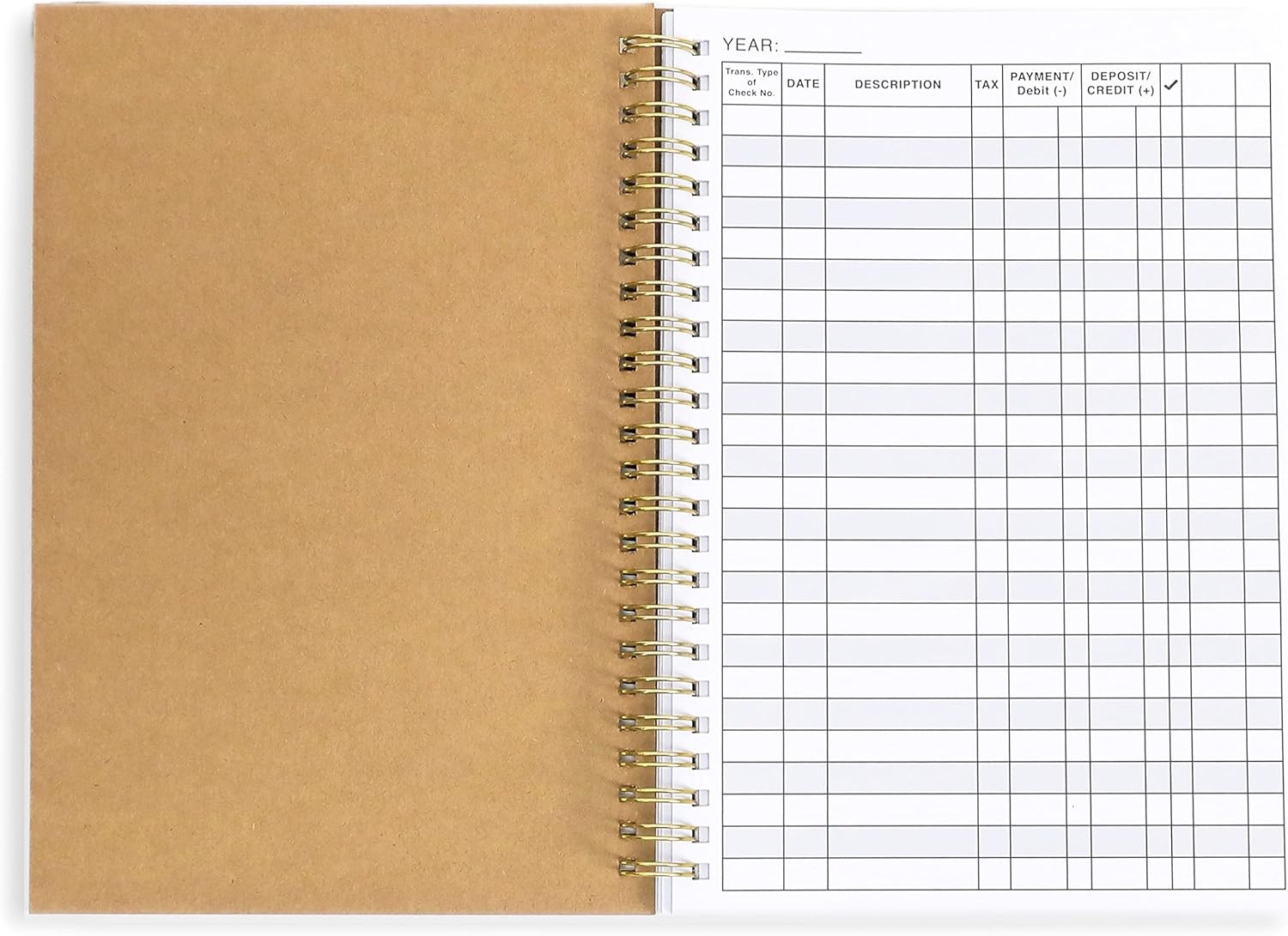 2 Pack Accounting Ledger Books for Home Budget Tracking, Business 2-PACK