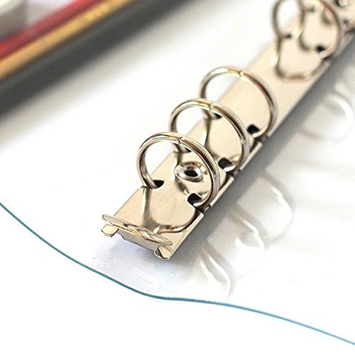 A6 A5 6-Holes Colorful PVC Cover Personal Organizer with Snap Button Closure …
