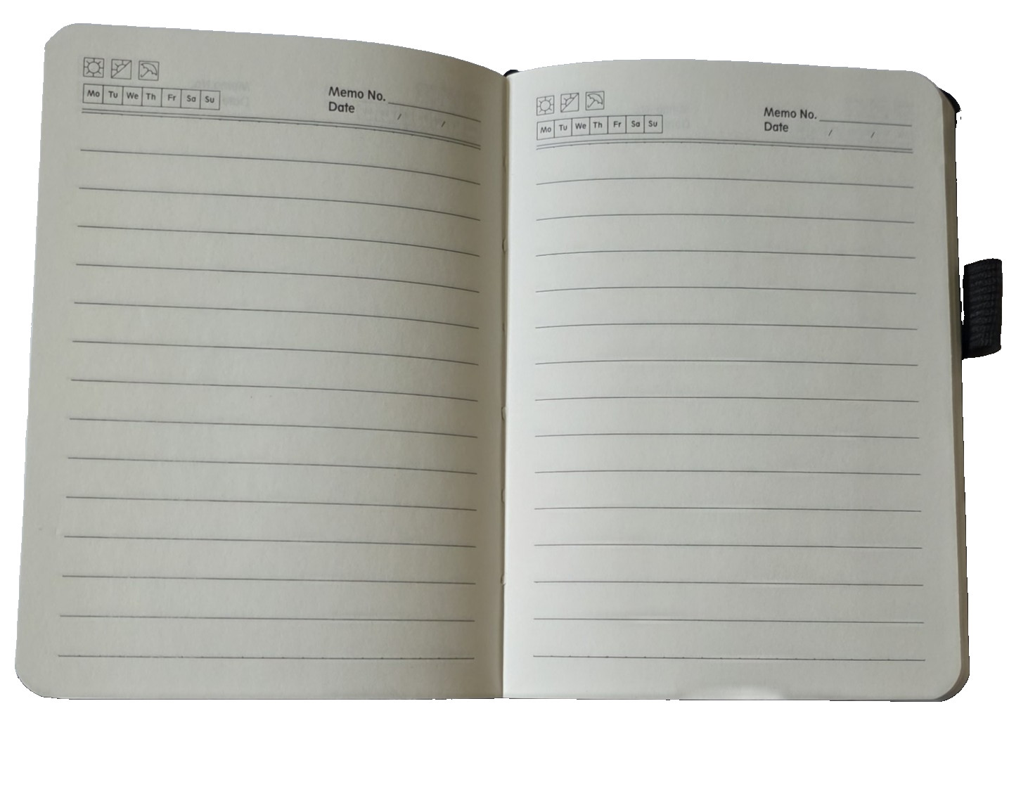 Pocket Notebook Journals, Mini Hardcover Journal – New – Pack of 2 – Black