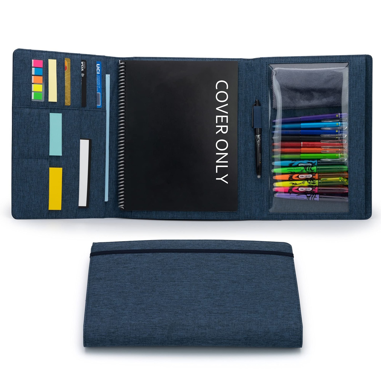 Folio Cover Compatible with Rocketbook Fusion, Panda, Everlast, Waterproof Fa…