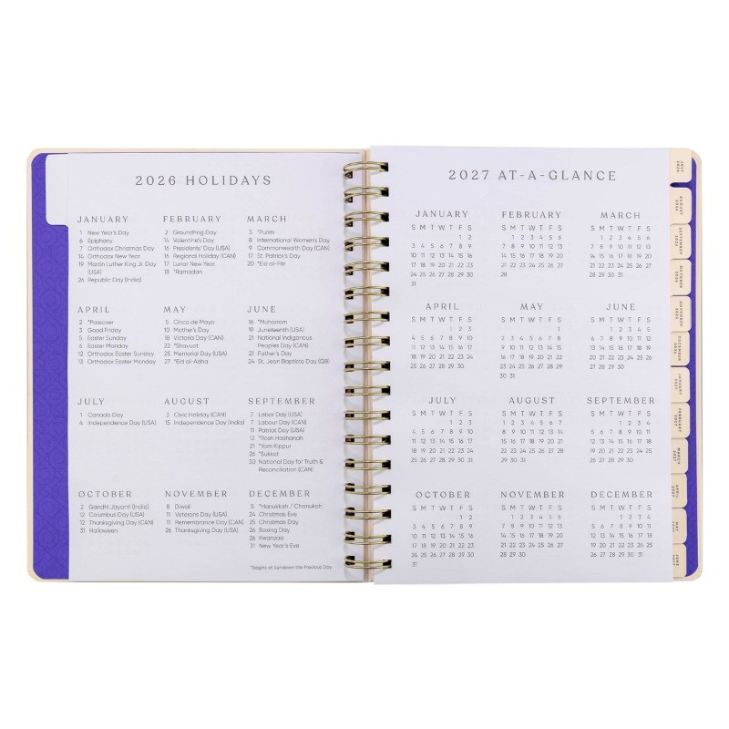 Be Rooted 7″x9″My Year My Rules Academic 12 Months Weekly/View 2026-2027 Planner