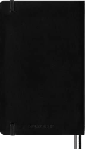 Moleskine Classic Large Black Notebook 400 Pages Durable Elastic Closure Ivor…