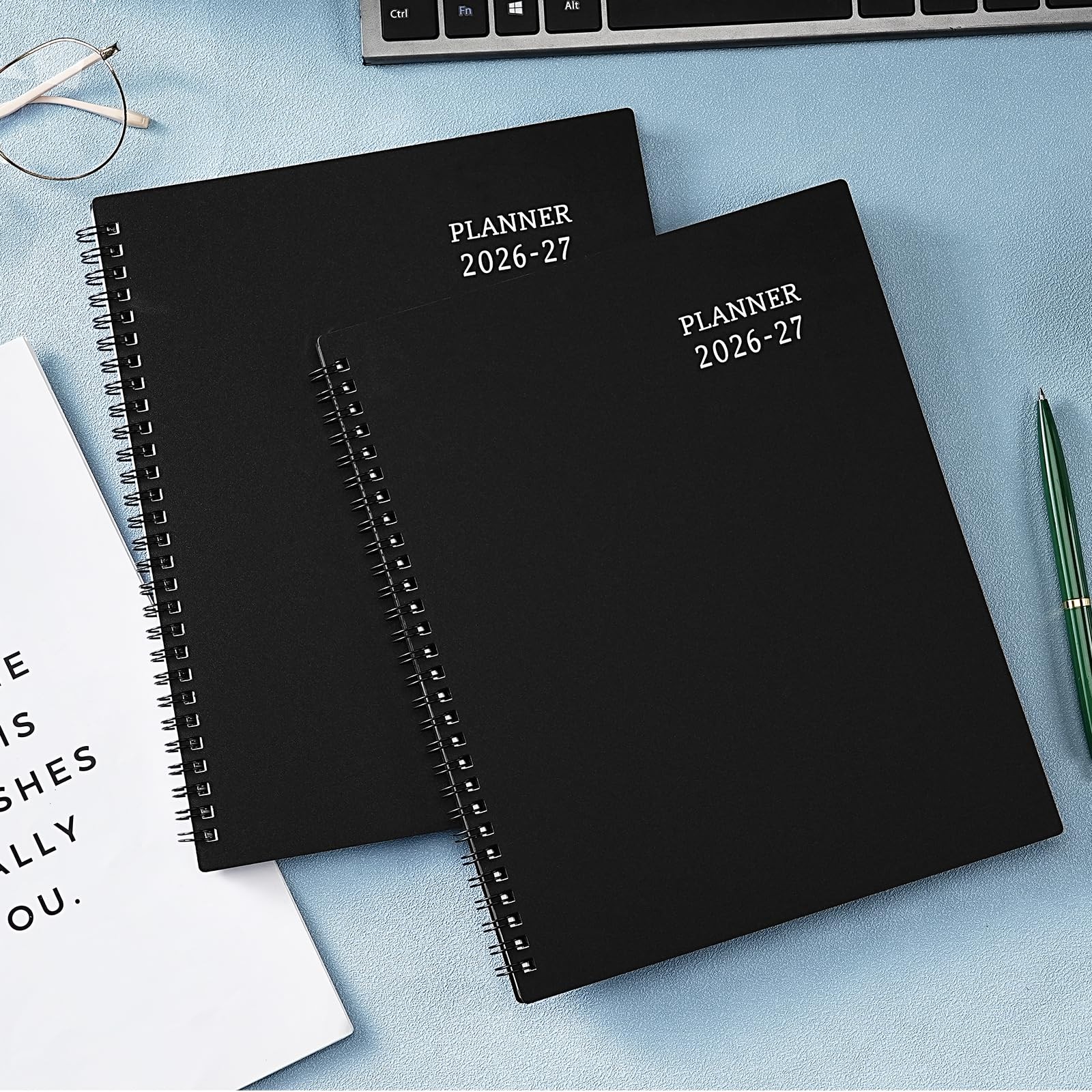 Academic Planner 2026 2027 Monthly Weekly Calendar Organizer 8×10 Spiral Bound