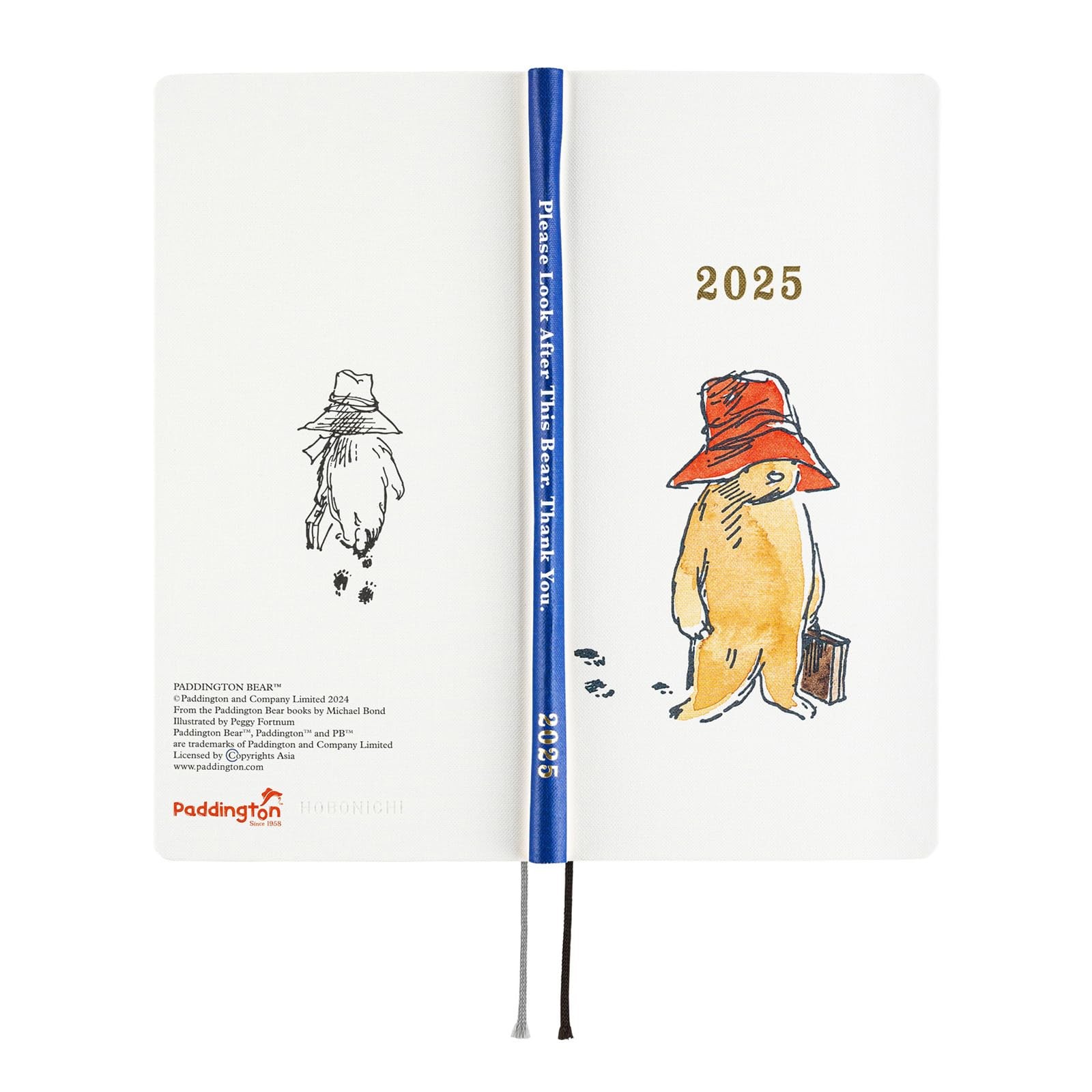 Hobonichi Techo 2025 Paddington Bear Weeks Planner Slim New