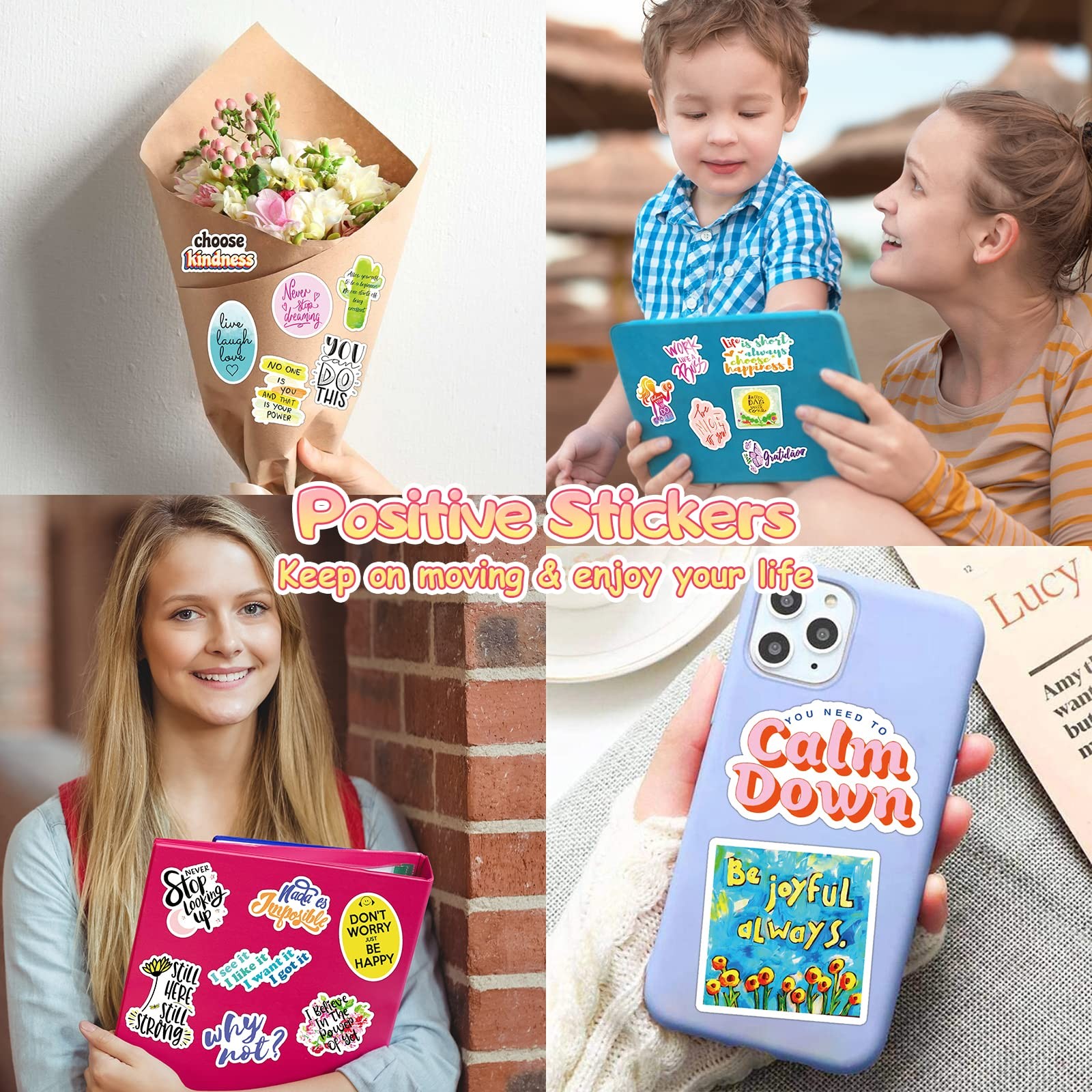150Pcs Motivational Stickers for Kids Teens Students Teachers Planners
