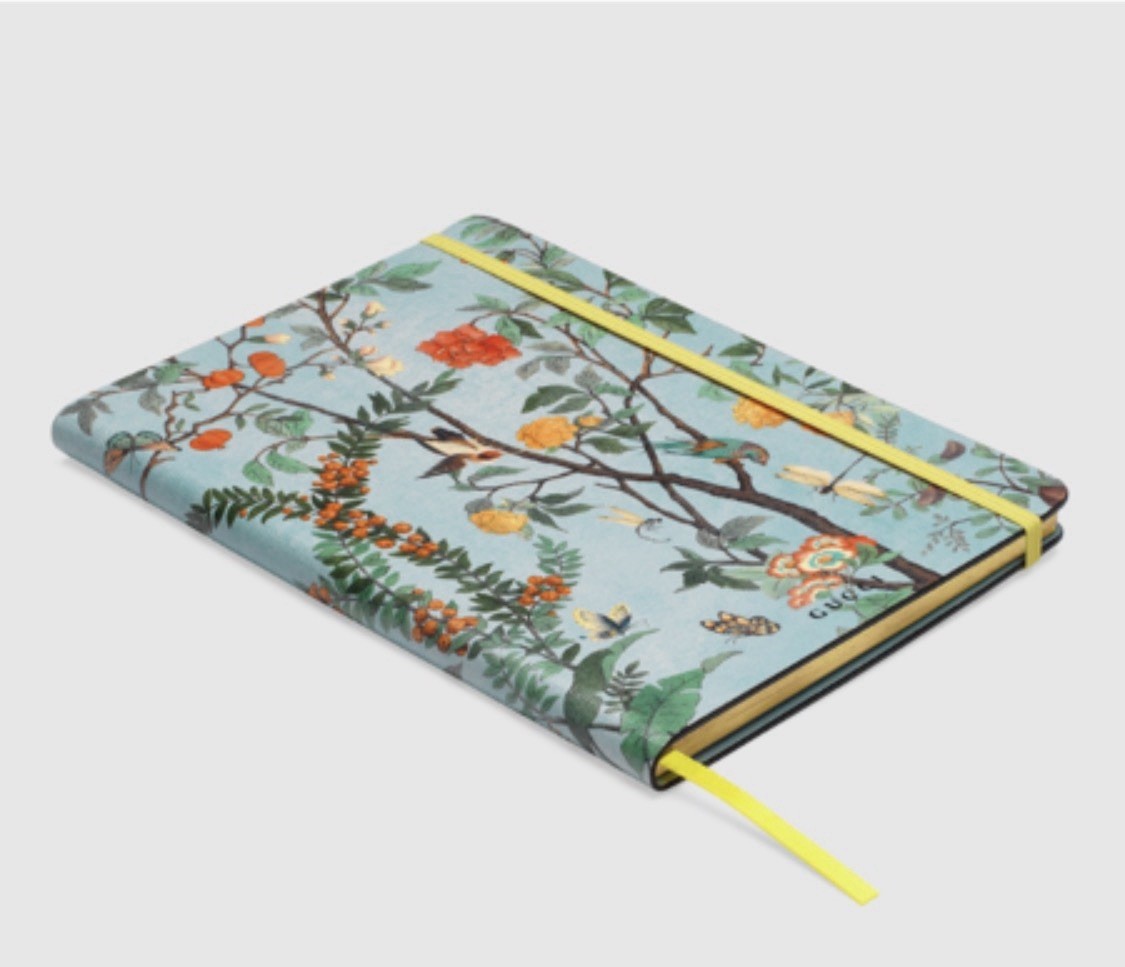 Authentic Gucci Tian Luxury Lg Notebook Journal Brand New with Box and Dust Bag