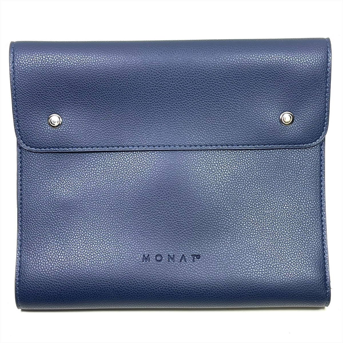 Monat Leather Padfolio Portfolio Organizer Snap Closure