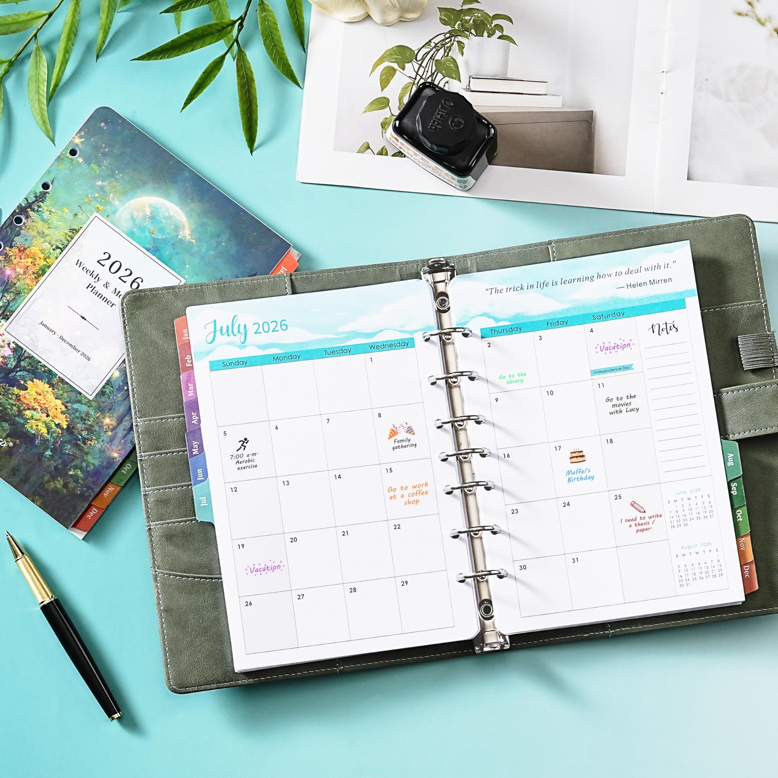 2026 Planner Refills – Planner Refills 2026, JAN 2026 – DEC 2026, 5-1/2″ x 8-…