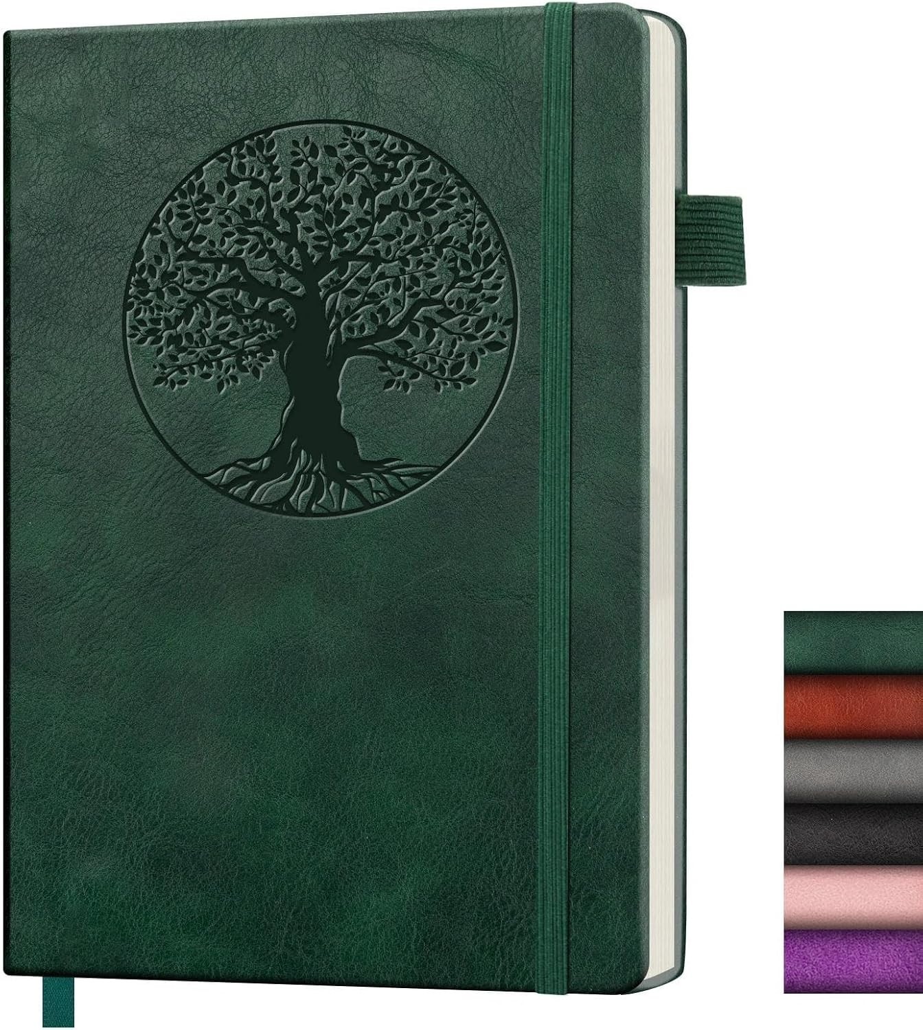 Stylish A5 Leather Notebook – 256 Pages for Writing, Journaling & Planning