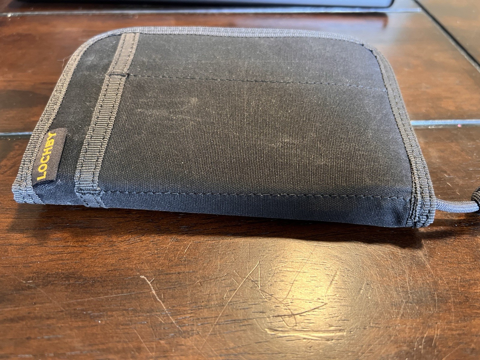 LOCHBY Pocket Journal Bumblebee | Notebook Cover | Water Resistant Waxed Canvas