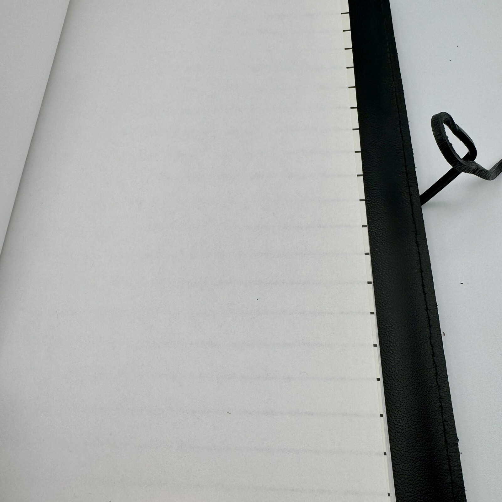 Oberon Design Genuine Leather Refillable Journal Cover w/ Hardbound Blank Insert