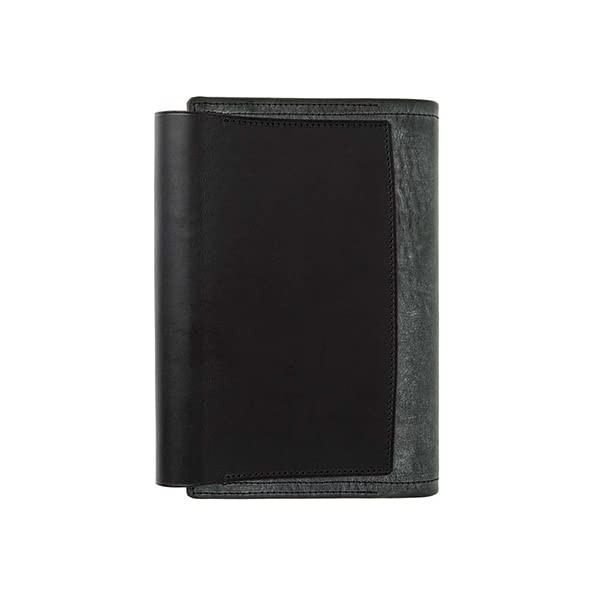System Planner, Bible Size, FLUCT/Fract, with flap, 16mm ring diameter [Black] 1