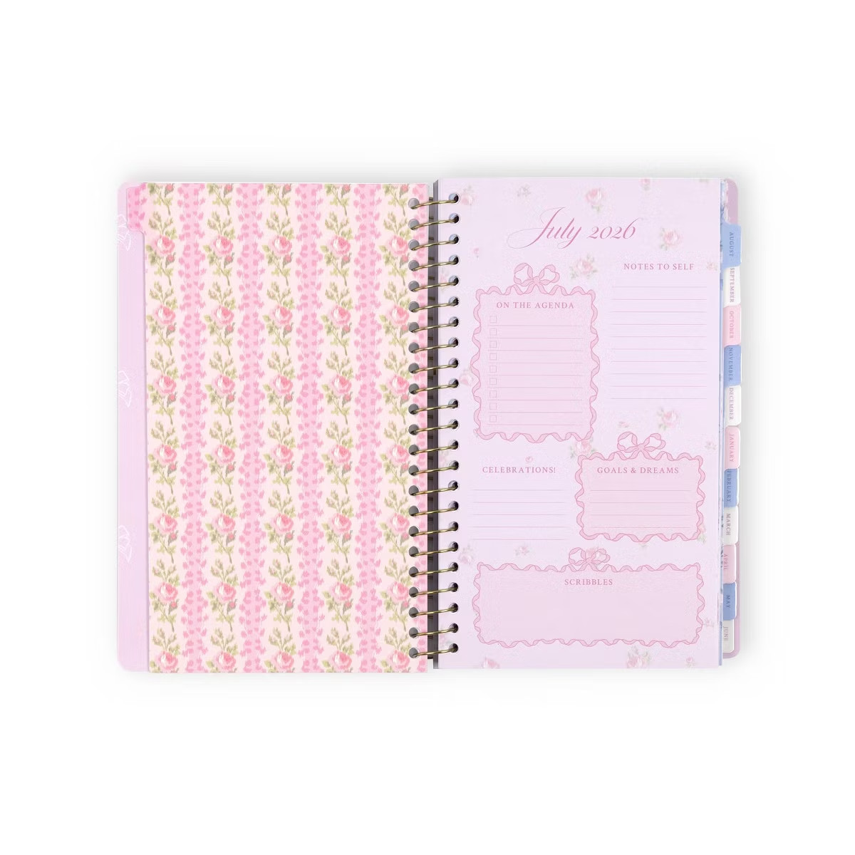 LoveShackFancy x Target Monthly and Weekly Planner 5″x 8″ Ballet Bloom
