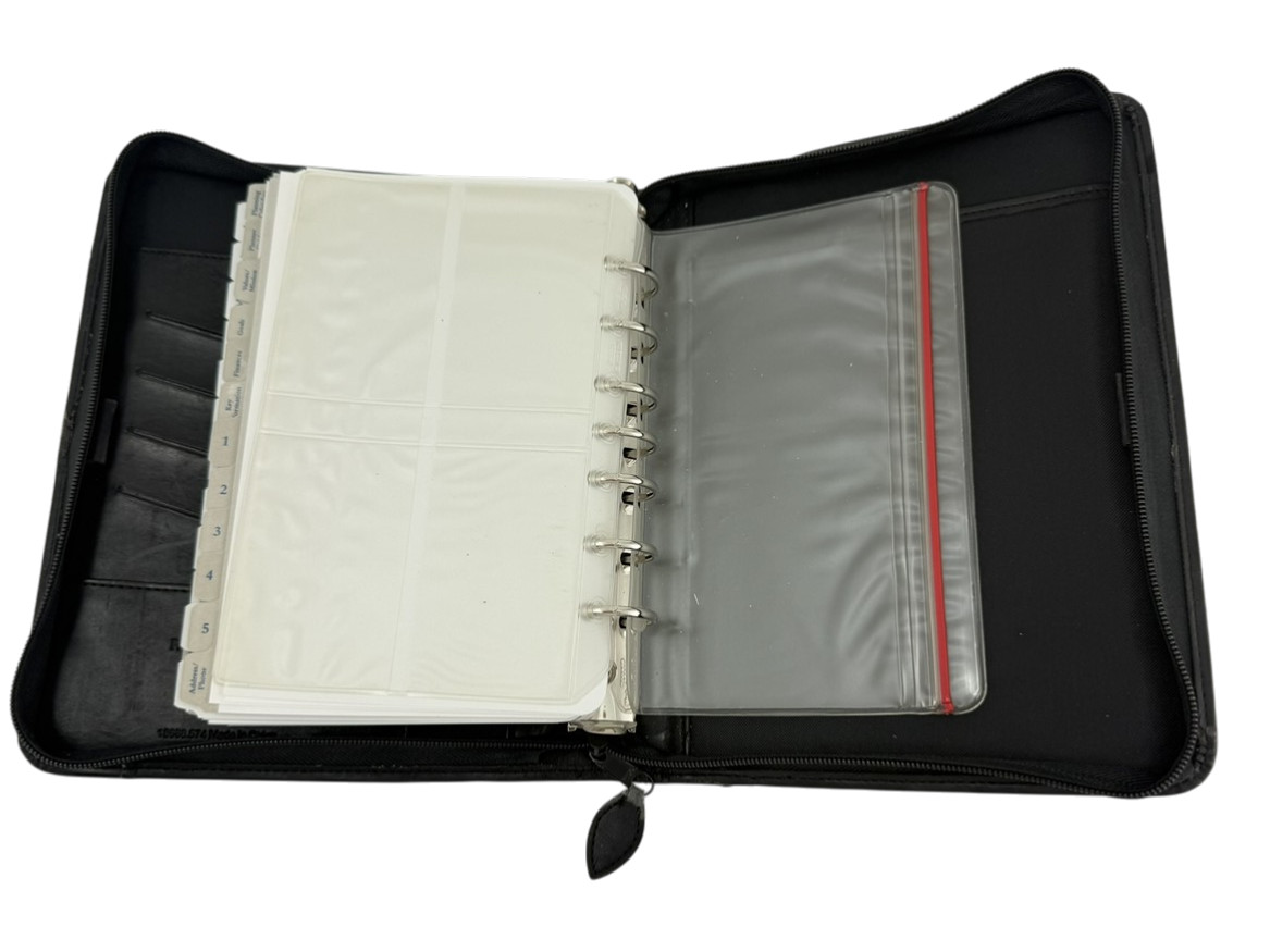 Franklin Covey Vintage Classic Zip Around 7 Ring Binder Planner NEW Pages Insert
