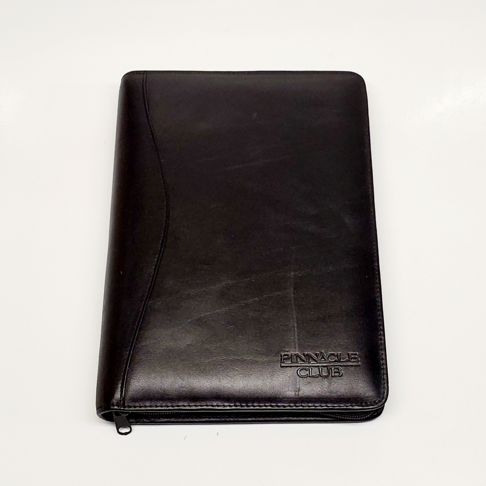Vintage ~ Day-Timer Black Leather Planner 7 Ring Binder Notebook Organizer 90’s