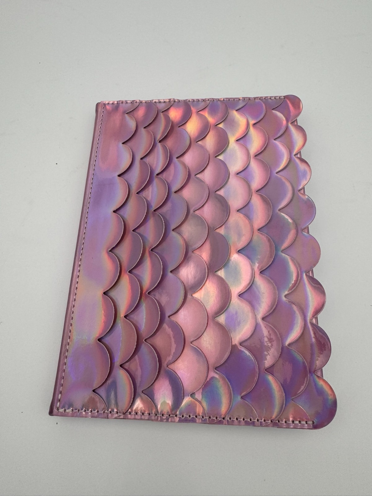 Pen+Gear Mermaid Scale Journal 200 Lined Paper Page Notebook Purple PVC Cover