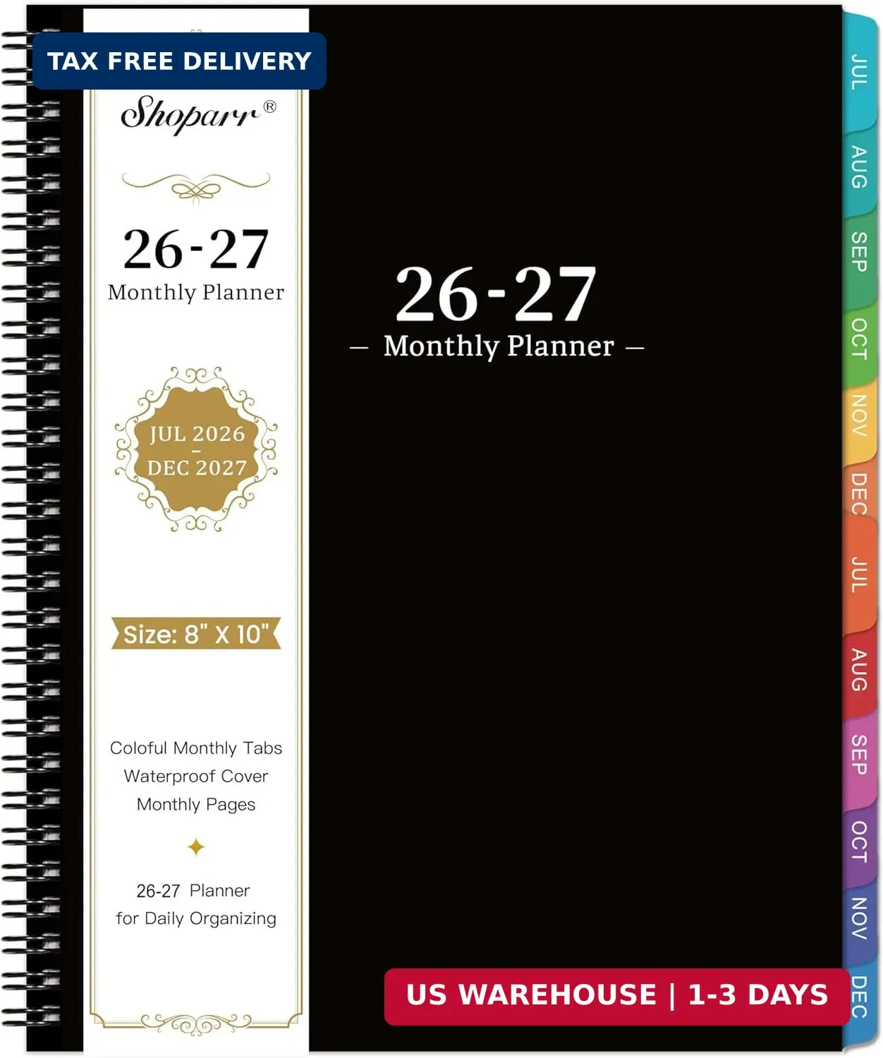 2026-2027 Monthly Planner – Academic Planner/Calendar 2026-2027, JUL 2026 – DEC