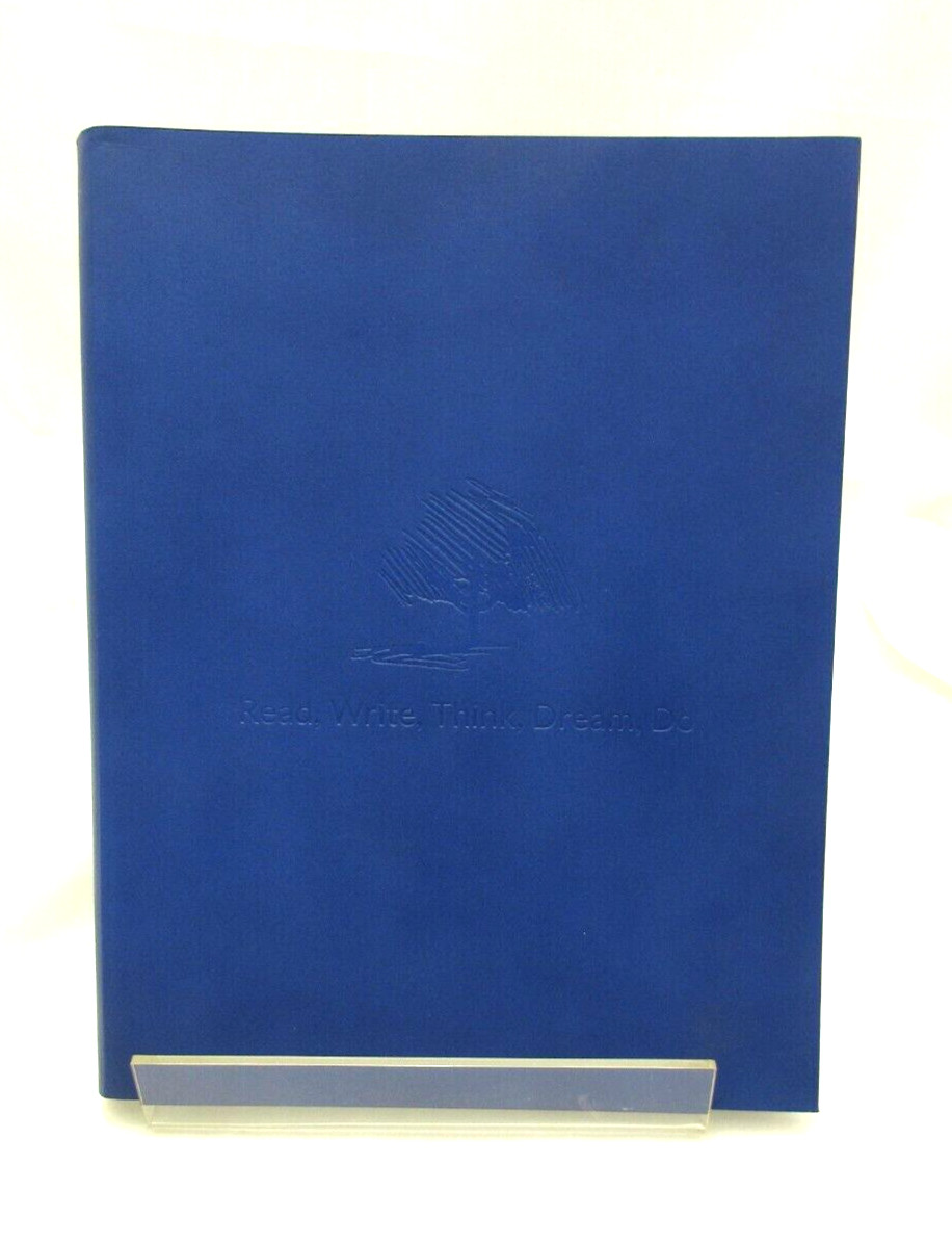 Levenger Journal 9″ Leather Softcover 224 Lined Pages Blue