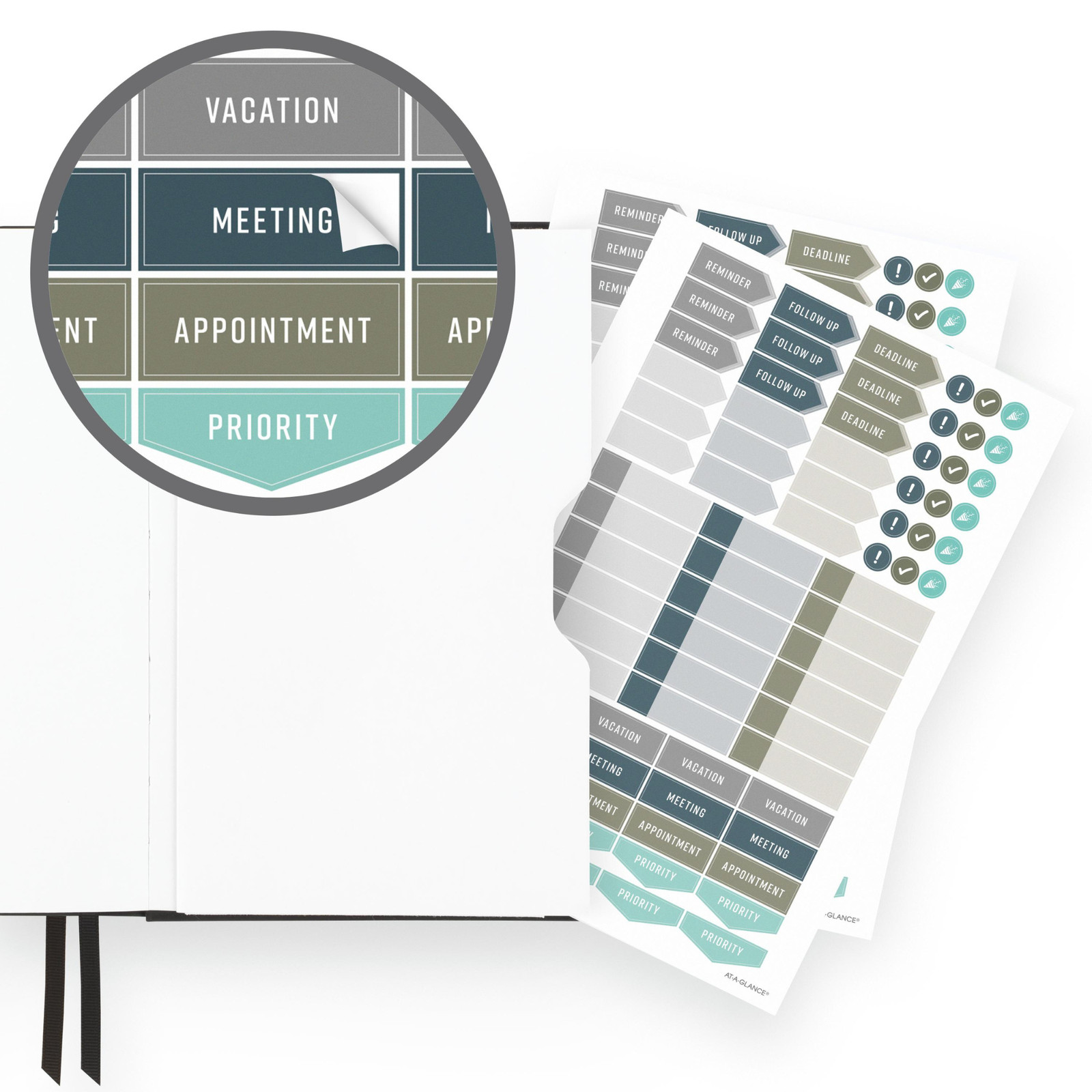 At-A-Glance Foundation Planner [Undated]: 5-1/2 in. x 8-1/2 in. (Green)