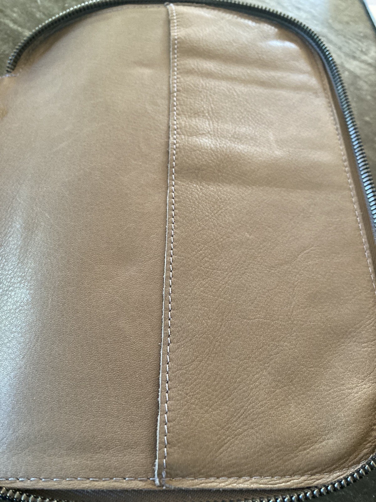 This Is Ground Mod Tablet Leather Portfolio Organizer Case French Grey Taupe