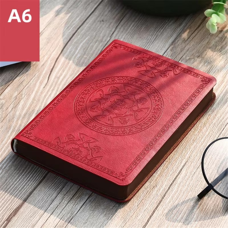 2025 New Portable Vintage Leather Notebook Journal Stationery Travel Diary Gift