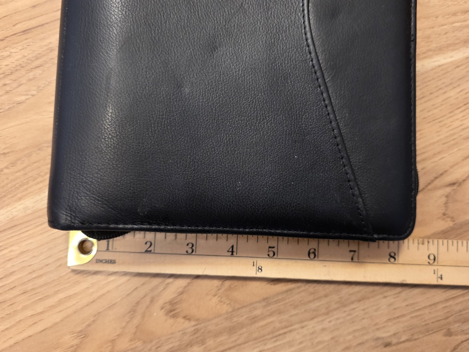 Vintage Day Runner Pro Business System 22464 Black Leather 7-Ring Binder Planner