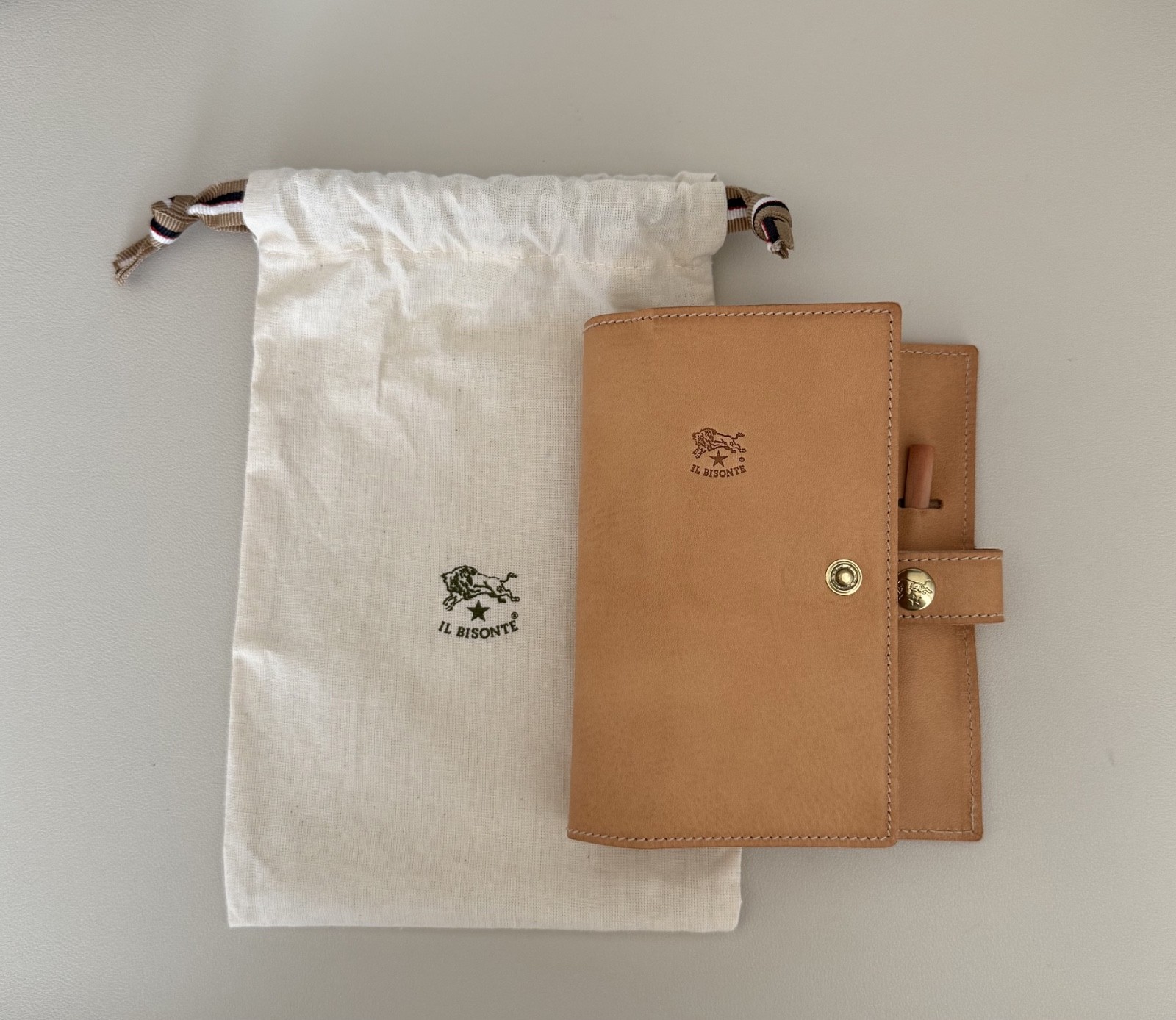 IL BISONTE A7(Pocket Size) Planner Cover in Color Natural