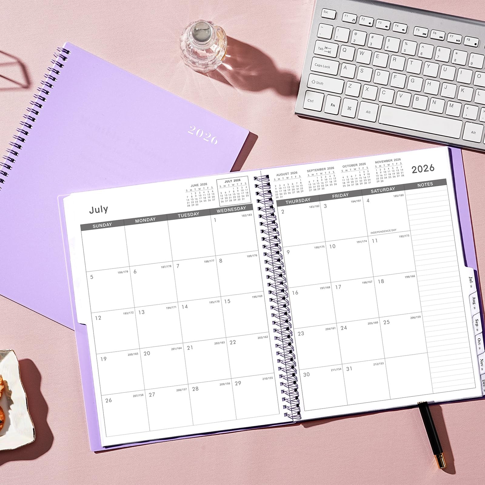 Artfan – Calendar Jan – Dec 12-Month Tabs Pocket Label 9 11