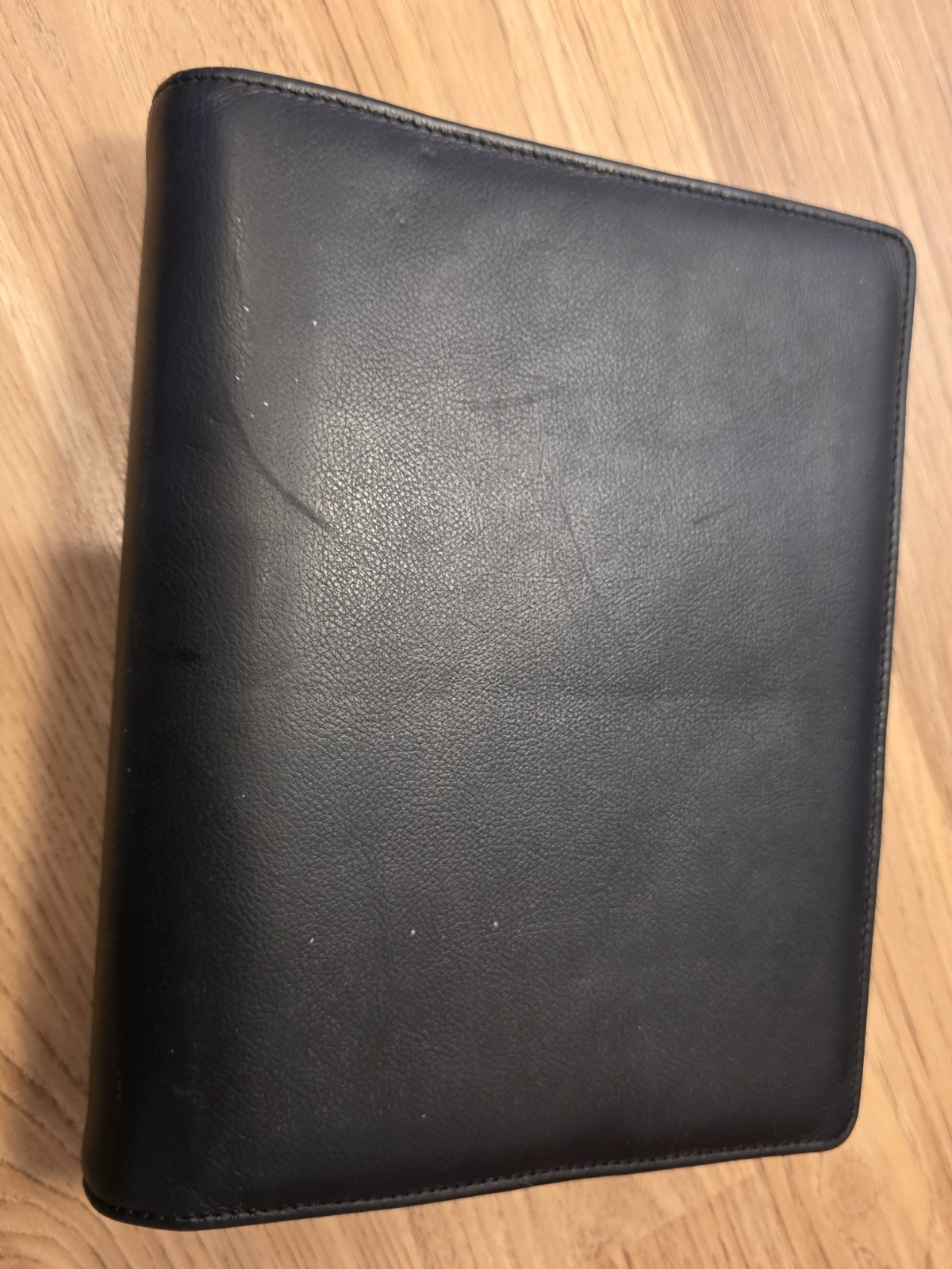 Vintage Day Runner Pro Business System 22464 Black Leather 7-Ring Binder Planner