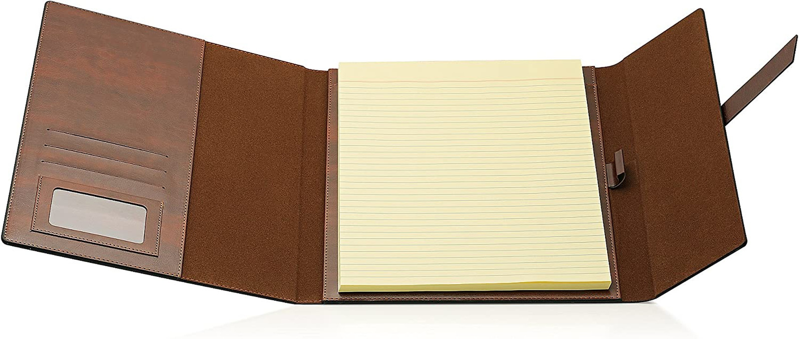 Padfolio Portfolio Folder – Slim Portfolio Folio Organizer Holder for Letter Leg