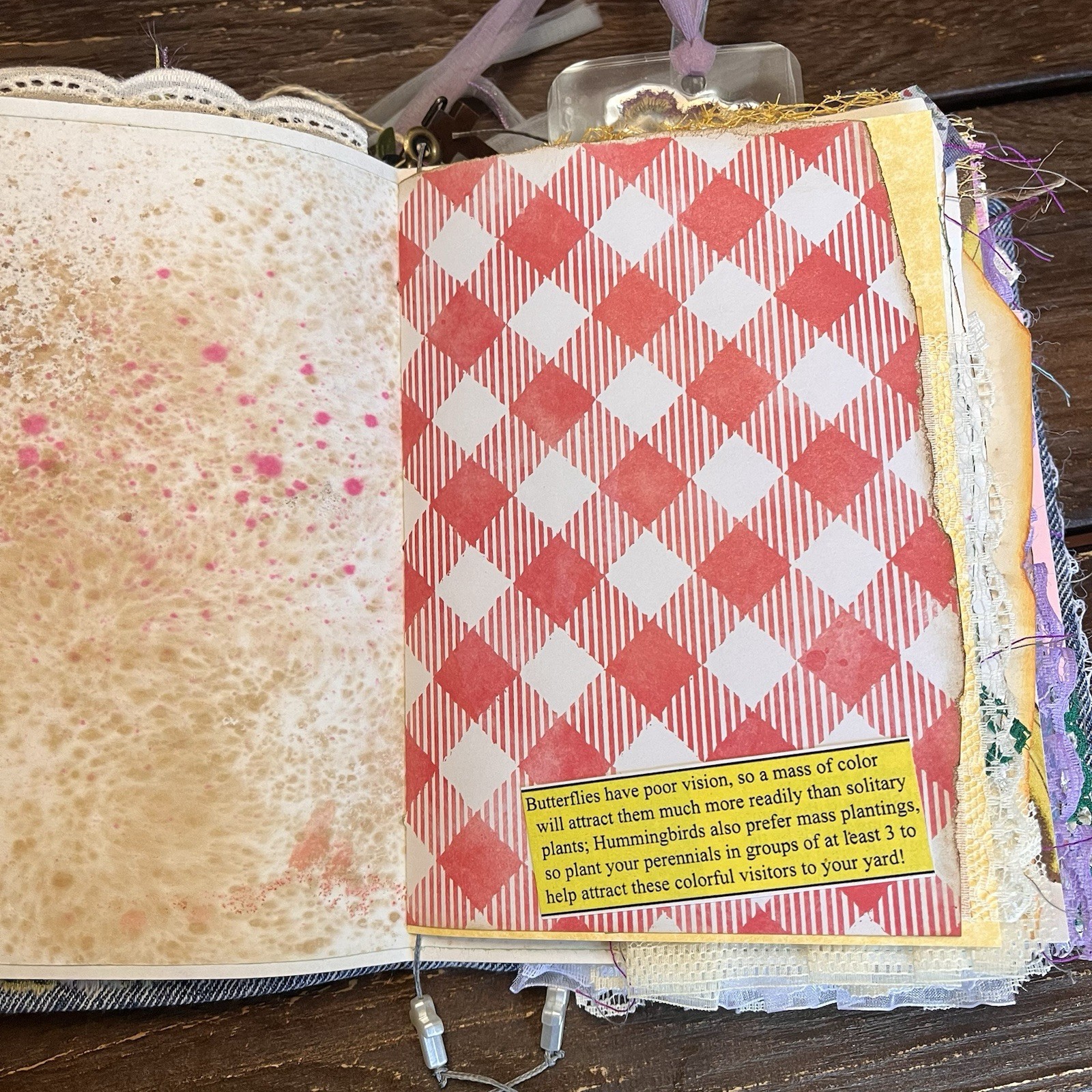 Junk Journal Floral Faith Christian Boho Denim Cottage Core 3 Sig Softcover