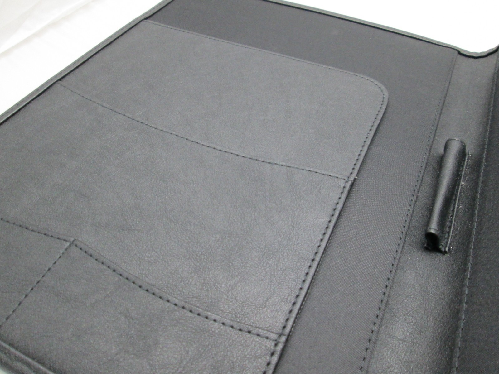 Black Portfolio Folder Organizer Planner Notepad 8.5″x11″ Legal Pad Folio