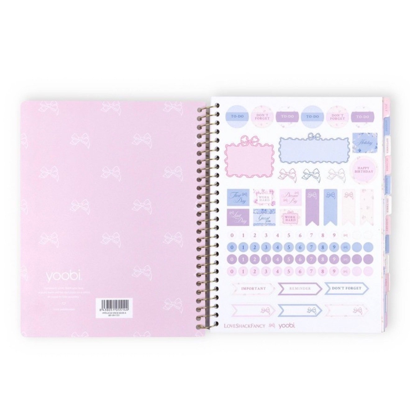 Love Shack Fancy Planner 2026 2027 Weekly Monthly Academic Organizer Coquette