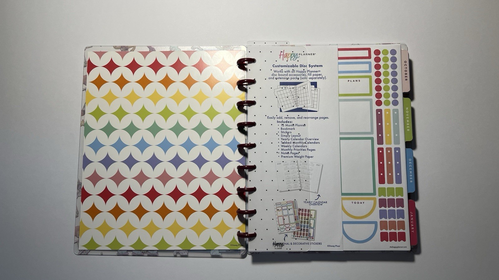 Happy Planner Disney Pixar Toy Story Large Weekly Monthly Planner 2025-2026 NEW
