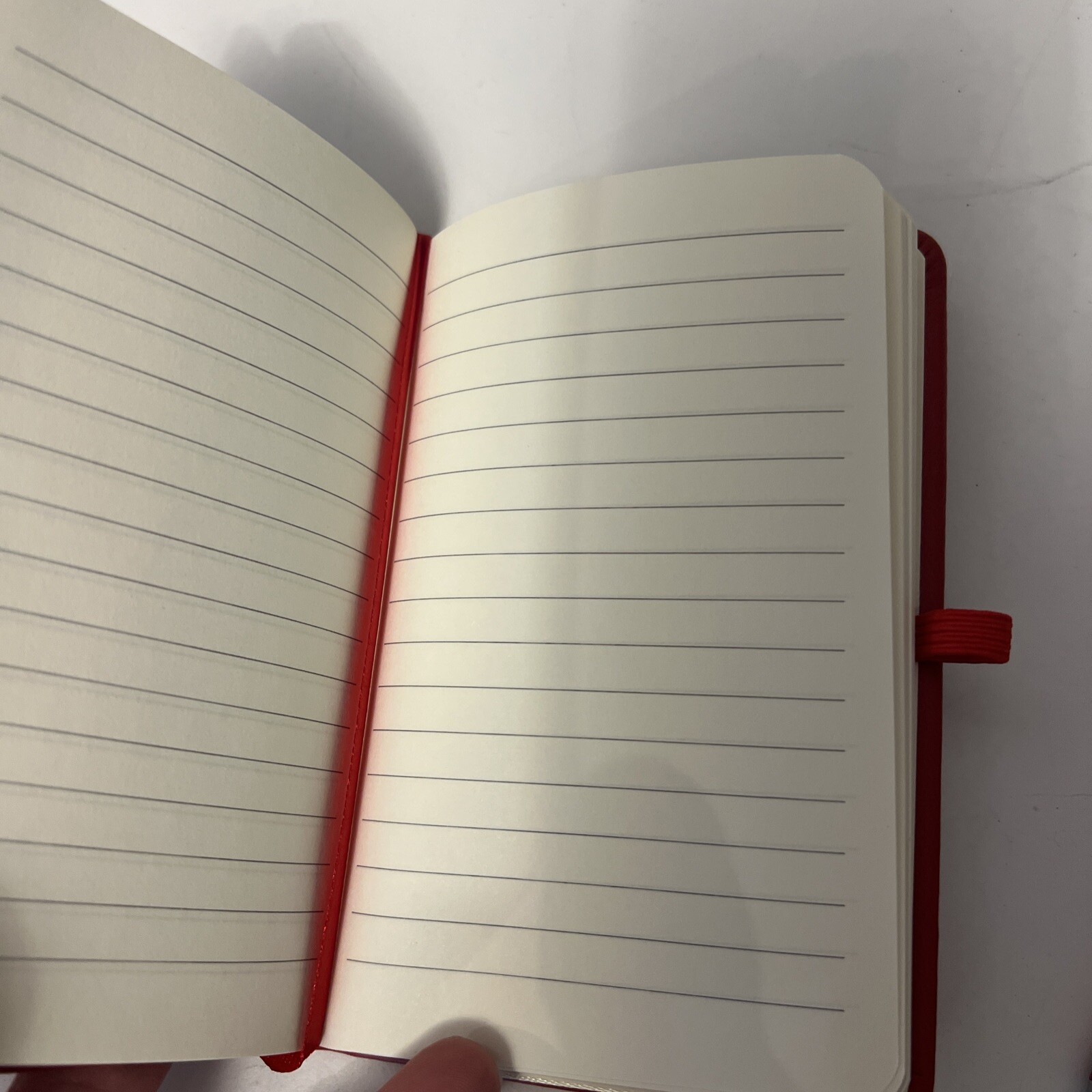 Lot Bundle of 3 Red Pocket Notebooks 3.5in X 5.5in Writing Travel Journal~W/pen