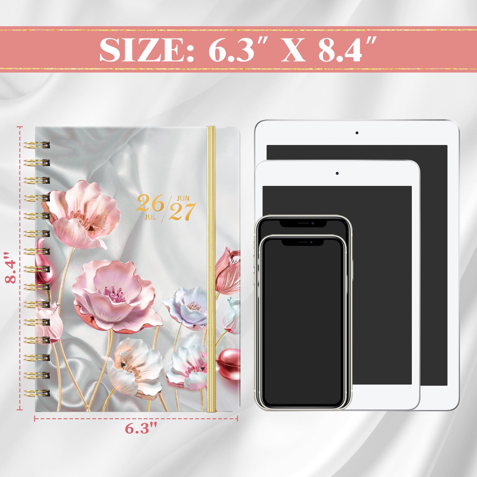Bushypushy Planner 2026-2027 – Acdemic Planner 2026-2027 with Tabs, Jul. 2026…